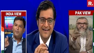 Major Gaurav Arya Vs Pakistans Col Shafqat Saeed  The Debate With Arnab Goswami [upl. by Rufe]