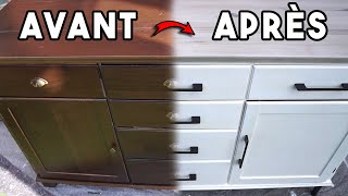 Relooking Buffet IKEA en Meuble Moderne [upl. by Florine]