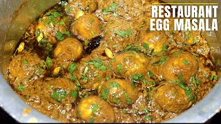 EGG MASALA GRAVY FOR BIRYANI AND CHAPATI  RESTAURANT STYLE EGG GRAVY  RESTAURANT STYLE EGG MASALA [upl. by Aztiley]