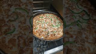 Fajita Pizza large full trending video food [upl. by Korfonta743]