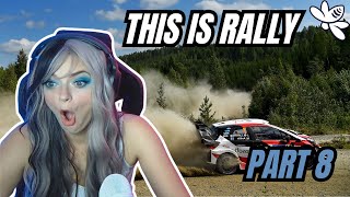 Reacting to This is Rally 8  The best scenes of Rallying  Girl React [upl. by Lema]