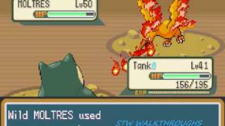 Pokemon Fire Red Walkthrough Part 41 The Legendary Brid  Moltres [upl. by Gunther]