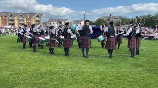 Drumlough Grade 3B  Heart O’ Down Pipe Band Championships 2024 [upl. by Cortney]