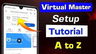 Virtual Master App Kaise Use Kare  How To Use Virtual Android App On Mobile [upl. by Beckett768]