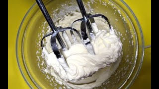 COMO HACER CREMA CHANTILLY FIRME FÁCIL Y RÁPIDA [upl. by Marva]