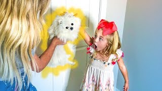 WE FINALLY GOT OUR PUPPY BACK SURPRISING EVERLEIGH AFTER SCHOOL WITH HIM [upl. by Akenn]