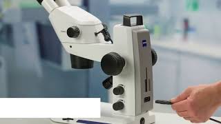 ZEISS Stemi 305 Compact Stereo Microscope with Integrated Illumination and Documentation [upl. by Kone]