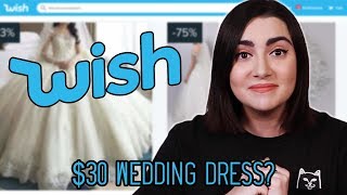 I Tried Wedding Dresses From Wish [upl. by Peery83]