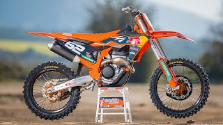 2022 KTM 250SXF Factory Edition TESTED  Motocross Action Magazine [upl. by Ybur]