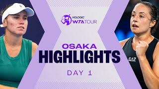 Kenin Tauson amp Cocciaretto kick off action at Osaka 2024  WTA Match Highlights [upl. by Lleraj107]