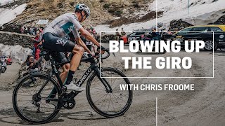 Blowing Up The Giro DItalia  Chris Froome  Fuelled By Science [upl. by Lydnek]