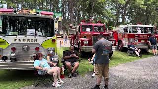 Millville NJ Wheaton Arts Fire Muster Apparatus on Display 82023 [upl. by Ahsiken683]