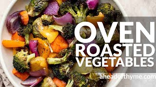 Oven Roasted Vegetables [upl. by Viridissa]