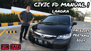 MODIFIKASI RINGAN HONDA CIVIC FD 18 MT 1st FACELIFT 2009  SOLD Otomotif 12 [upl. by Ujawernalo]