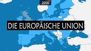 Die Geschichte der EU  Zusammenfassung auf einer Karte [upl. by Orofselet]