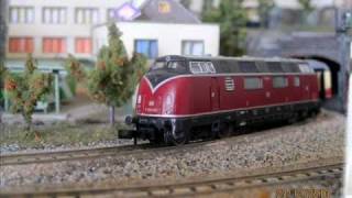 DB  BR V 200  Roco 23432 Spur N [upl. by Eniledam]