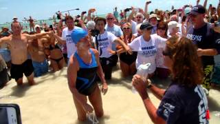 Diana Nyad Arrives in Key West After 111Mile Swim From Cuba [upl. by Aramas]