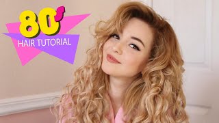 Easy 80s Bombshell Hair Tutorial [upl. by Grega]