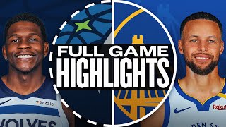 TIMBERWOLVES at WARRIORS  FULL GAME HIGHLIGHTS  December 8 2024 [upl. by Masha]