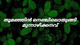 THOOMANJIN MALAYALAM KARAOKE FULL SONGSAMOOHAM N FOR NAVANEETH  CHECK DESCRIPTION [upl. by Egroeg846]