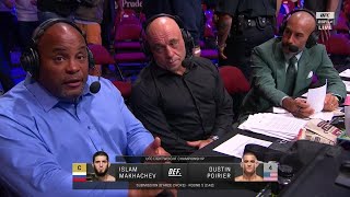 DC amp Rogan react to Islam Makhachev’s win vs Dustin Poirier at UFC 302  ESPN MMA [upl. by Asiluj232]