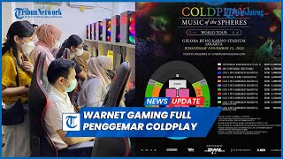 Viral War Tiket Konser Coldplay di Warnet Gaming Full Disewa Penggemar [upl. by Hsan]