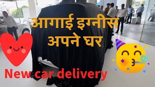 Taking delivery of our New Ignis 2024 newcar marutisuzukiignis nexa cardelivery [upl. by Edmunda329]