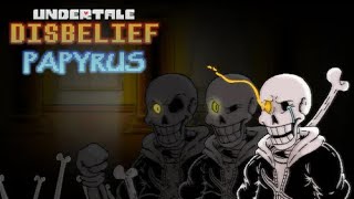 Undertale Disbelief Papyrus Full Battle Undertale Fangame [upl. by Loziram468]