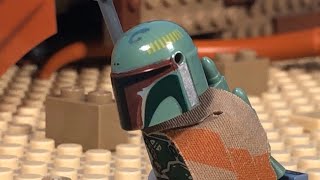 Boba Fett Escapes the Sarlacc Pit Lego Stop Motion The Book of Boba Fett Season 1 Episode 1 [upl. by Hemetaf]