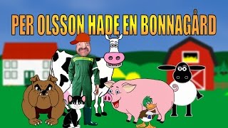 Per Olsson hade en bonnagård  Barnsånger på svenska [upl. by Harvey10]