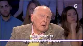 Daniel Cordier ancien secrétaire de Jean Moulin On nest pas couché 11 mai 2013 ONPC [upl. by Ydennek]