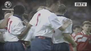 England 30 Poland 1993 Gascoigne Ferdinand and Pearce Screamer in World Cup Qualifier [upl. by Mack]