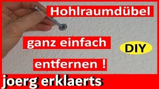 Hohlraumdübel  Dübel entfernen Remove dowel cavity Lifehack Vol83 quotKüchenumbau Teil 3quot [upl. by Fabozzi]