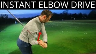 HOW TO TRAIN YOUR RIGHT ELBOW IN YOUR DOWNSWING WITH THIS BASIC TIP [upl. by Anile]