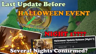 Last TDS Update Before The HALLOWEEN EVENT SEVERAL NIGHTS  Tower Defense Simulator [upl. by Ettelocin]