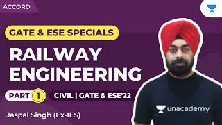 Railway Engineering  P1  GATE amp ESE Specials  Civil  Jaspal SinghExIES [upl. by Lucky90]