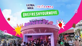 Ultra Milk x Pestapora RefreshYourMove di Bathspot Ultra Milk [upl. by Atikaj]