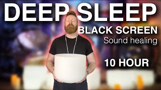 Heal While You Sleep Black Screen  Sound Frequencies For Deep Restful Sleep [upl. by Shepperd10]