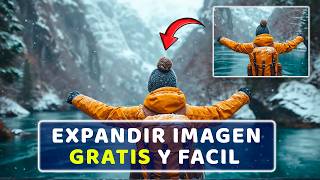 ✅ Aprende cómo Expandir una Imagen con IA GRATIS en 2024  Outpainting [upl. by Alfons]