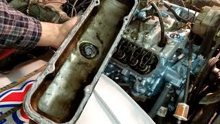 Valve Cover Gasket Replacement on a Pontiac 350 [upl. by Mellisent]