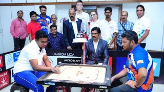 CARROM FINAL MTC ZAHEER PASHA INDIA VS SHAHEED HILMY SRILANKA [upl. by Casey]