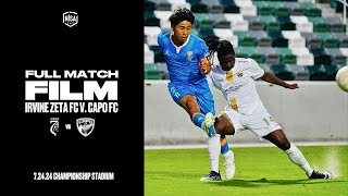 Full Match Film  Irvine Zeta FC v Capo FC [upl. by Nawram]