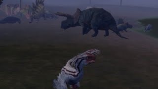 the cursed isle deinonychus vs H4 thecursedisle dinosaur games [upl. by Saltsman]