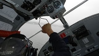 Pacific Coastal Grumman G21A Goose  Flight from and to Port Hardy YZT with Water Landing Canada [upl. by Phaih41]