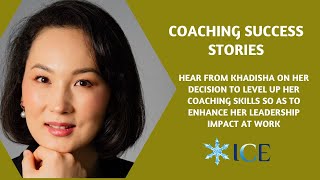 ICE Coaching Success Stories  Khadisha Ussenbayeva [upl. by Puduns857]