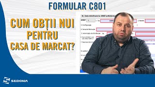 Obtinere NUI pentru Casa de Marcat  Cum Completezi Formularul C801 [upl. by Atteinotna286]