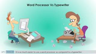 What is a Word Processor and how is it different from a typewriter [upl. by Aicsile401]