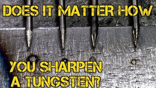 TFS TIG Simple  Does it Matter How You Sharpen Tungsten [upl. by Babbie]