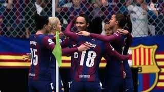 EA FC 24  Womens Champions League Barcelona Vs Benfica  PS5 4K60 [upl. by Egide]