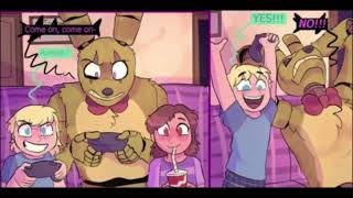 Springtrap and Deliah redub part 8 five nights at Freddy’s comic dub [upl. by Netsruk]